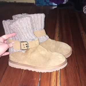 Size 8 UGG EUC fold over bootie